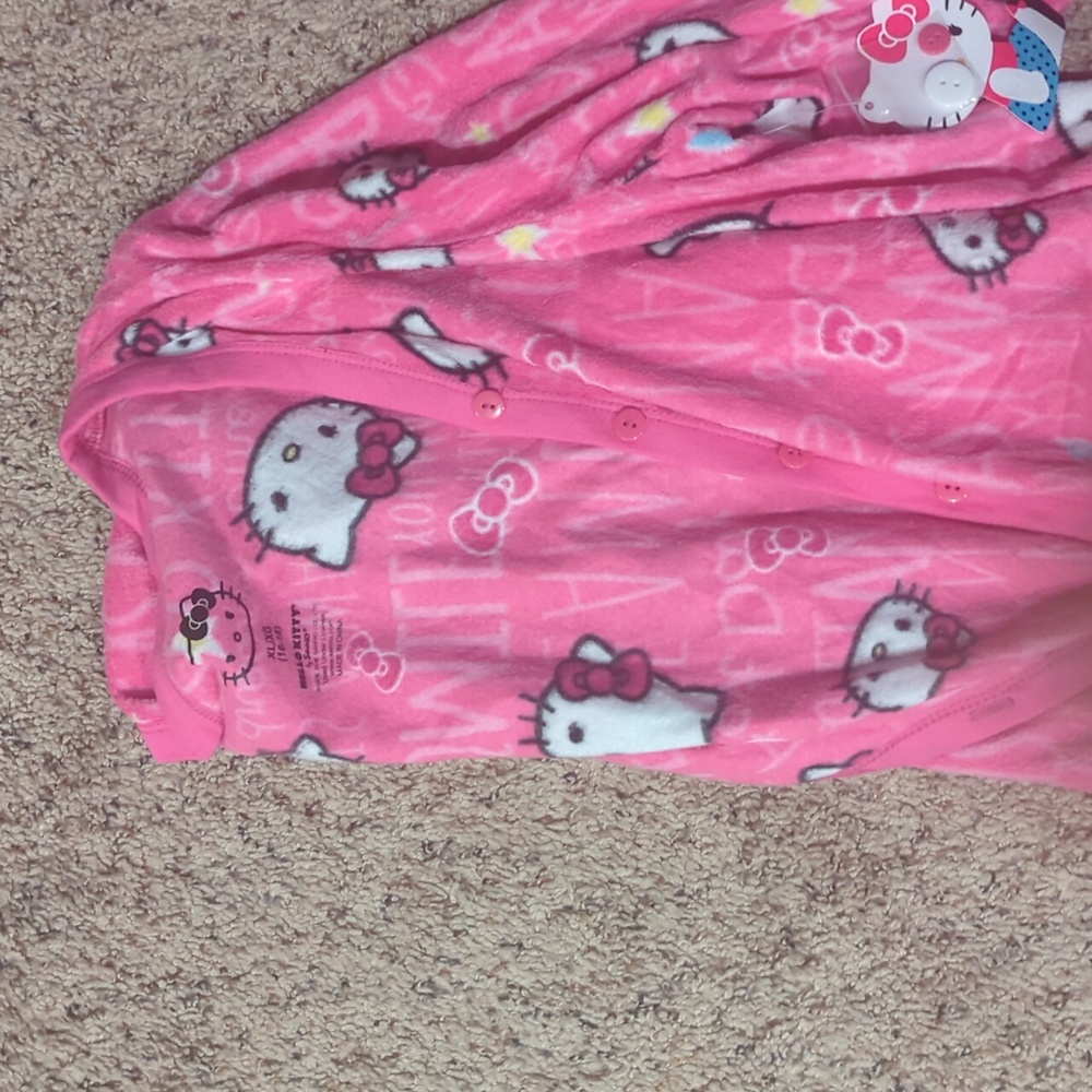 Pink Hello Kitty Pajama Onesie - Picture 11 of 11